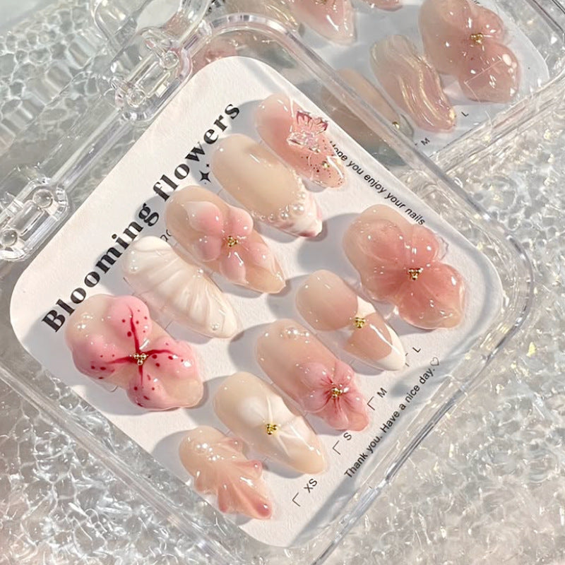 Dekoratives Floral Press-On Nagelkunst Set Brehn 1788495790