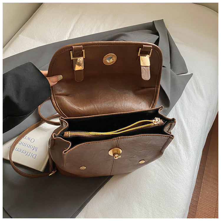 Vintage-inspirierter Leder-Rucksack Brehn