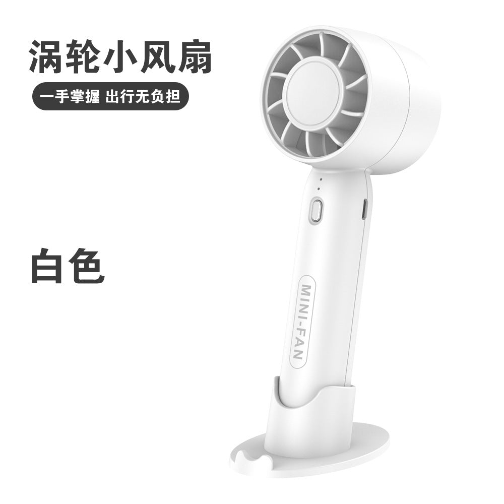 Damen Nan kompakt wiederaufladbarer Hochgeschwindigkeits-Taschen-Handventilator mit LED-Display Brehn