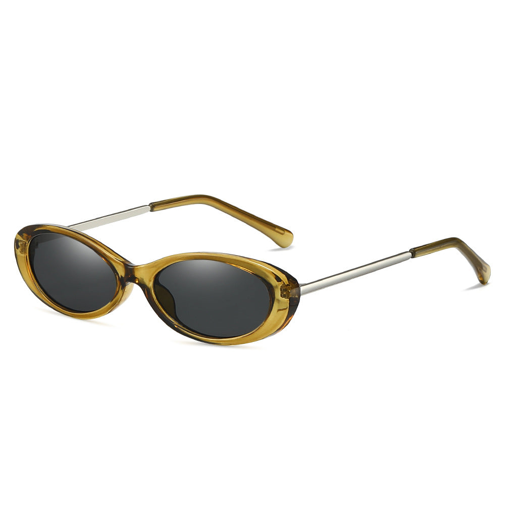 Retro-inspirierte ovale Sonnenbrille Brehn