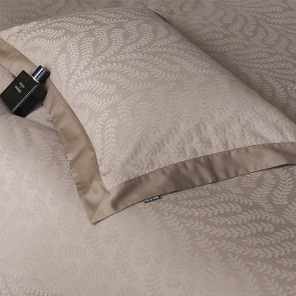 Gwaschene Baumwoll-Leinen Texturiertes Bettbezug-Set mit Matelassé-Finish und Kopfkissenbezügen