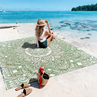 Mandala Design Strandmatte Brehn