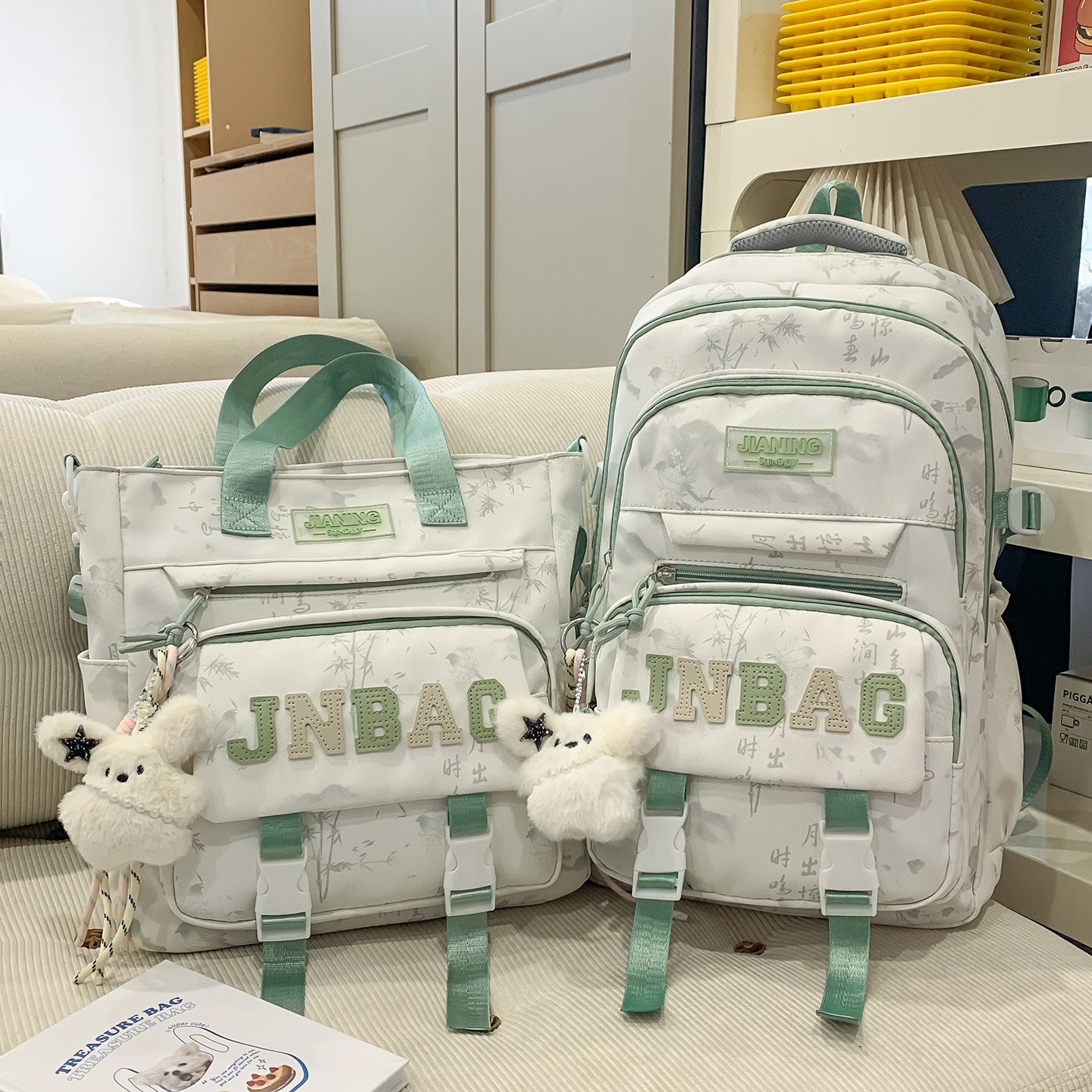 Stylischer Multi-Compartt Rucksack Brehn