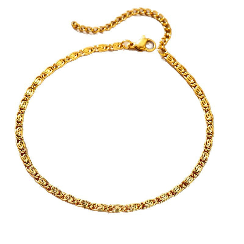 Woven Silberkette Armband Brehn