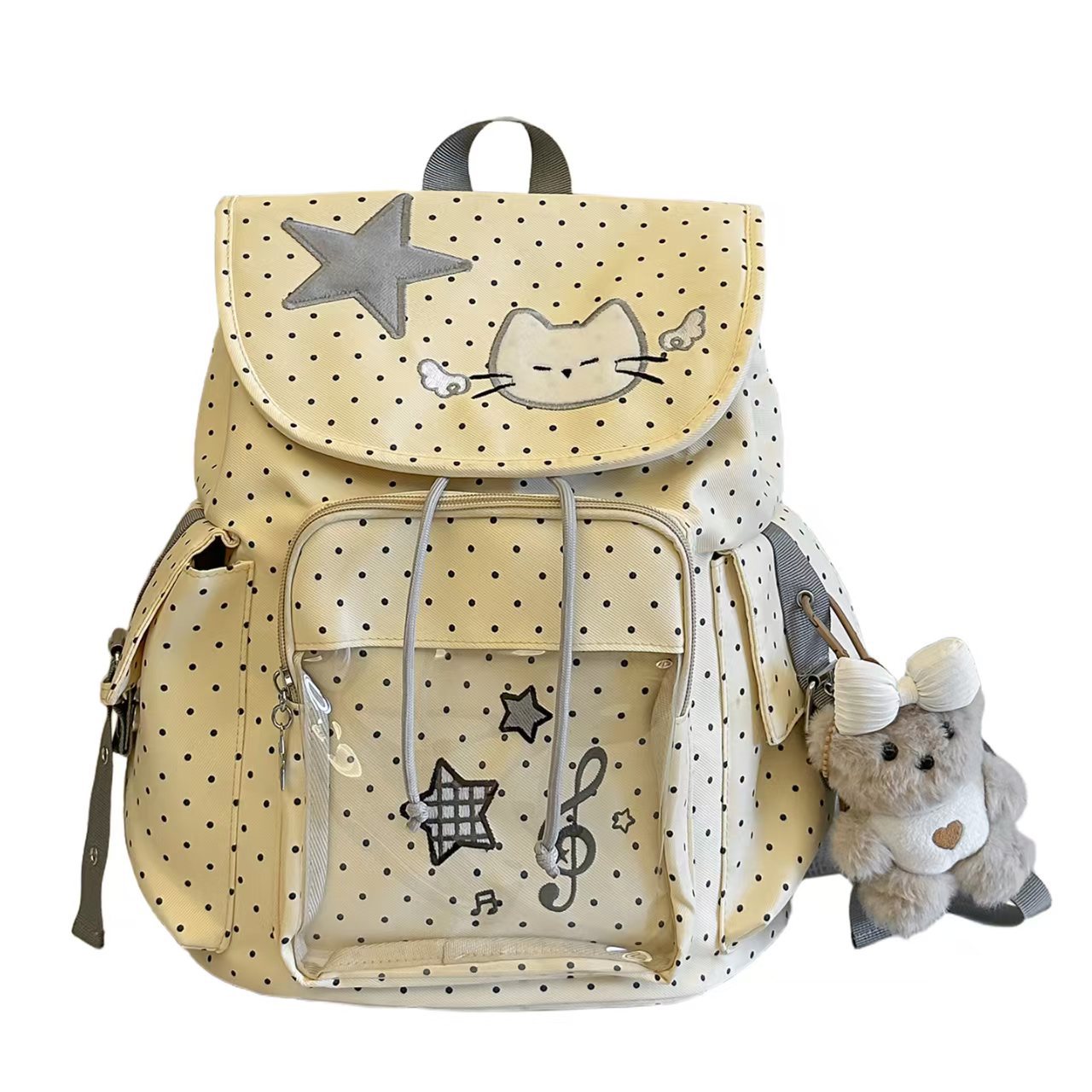 Rucksack mit Tierischem Motiv und Praktischen Multifunktionsfächern Brehn