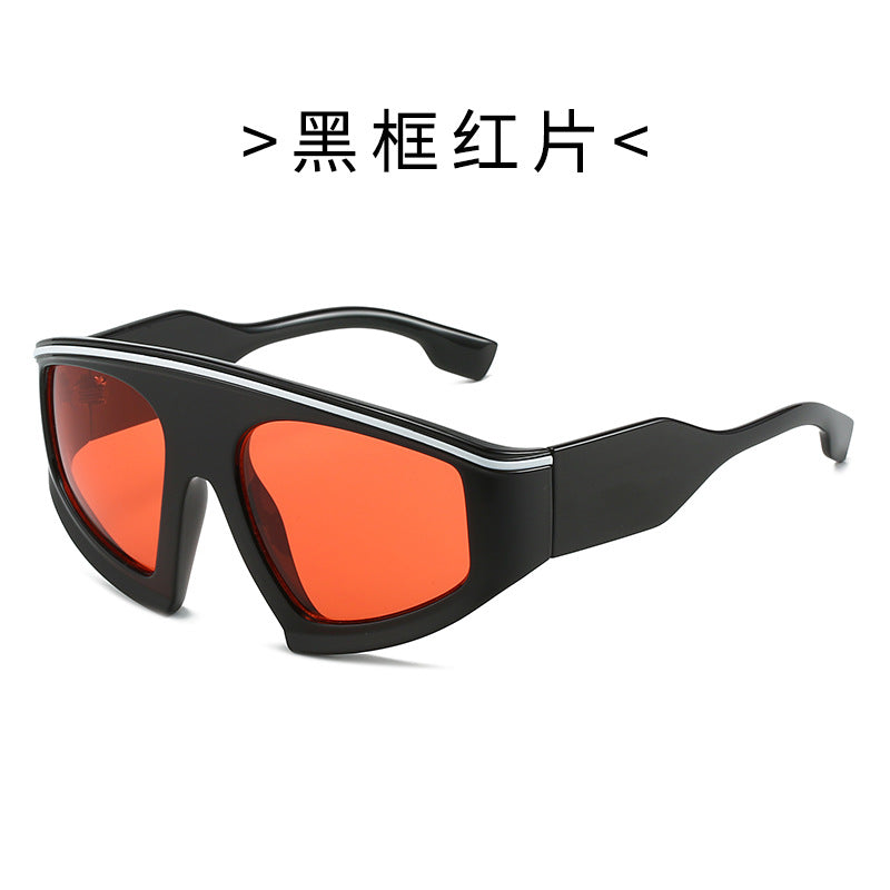 Damen Sportliche Sonnenbrille mit stylischem Rahmen und großen Linsen Brehn