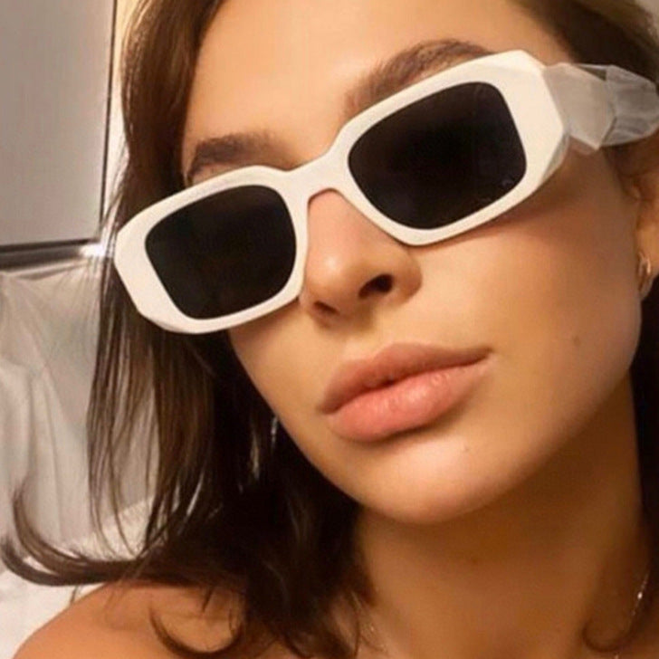 Damen modische quadratische Sonnenbrille mit trendigem Schildpatt-Design Brehn