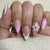 Kreatives Kunstnagelset mit floralem und schimmerndem Design Brehn