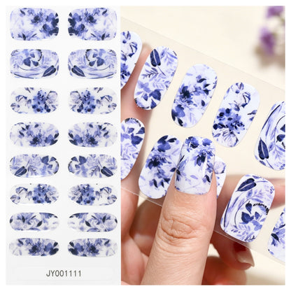 Blumendesign-Nagelwraps