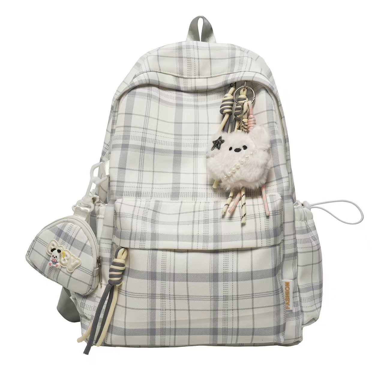 Verspielt Karierter Design Rucksack Brehn