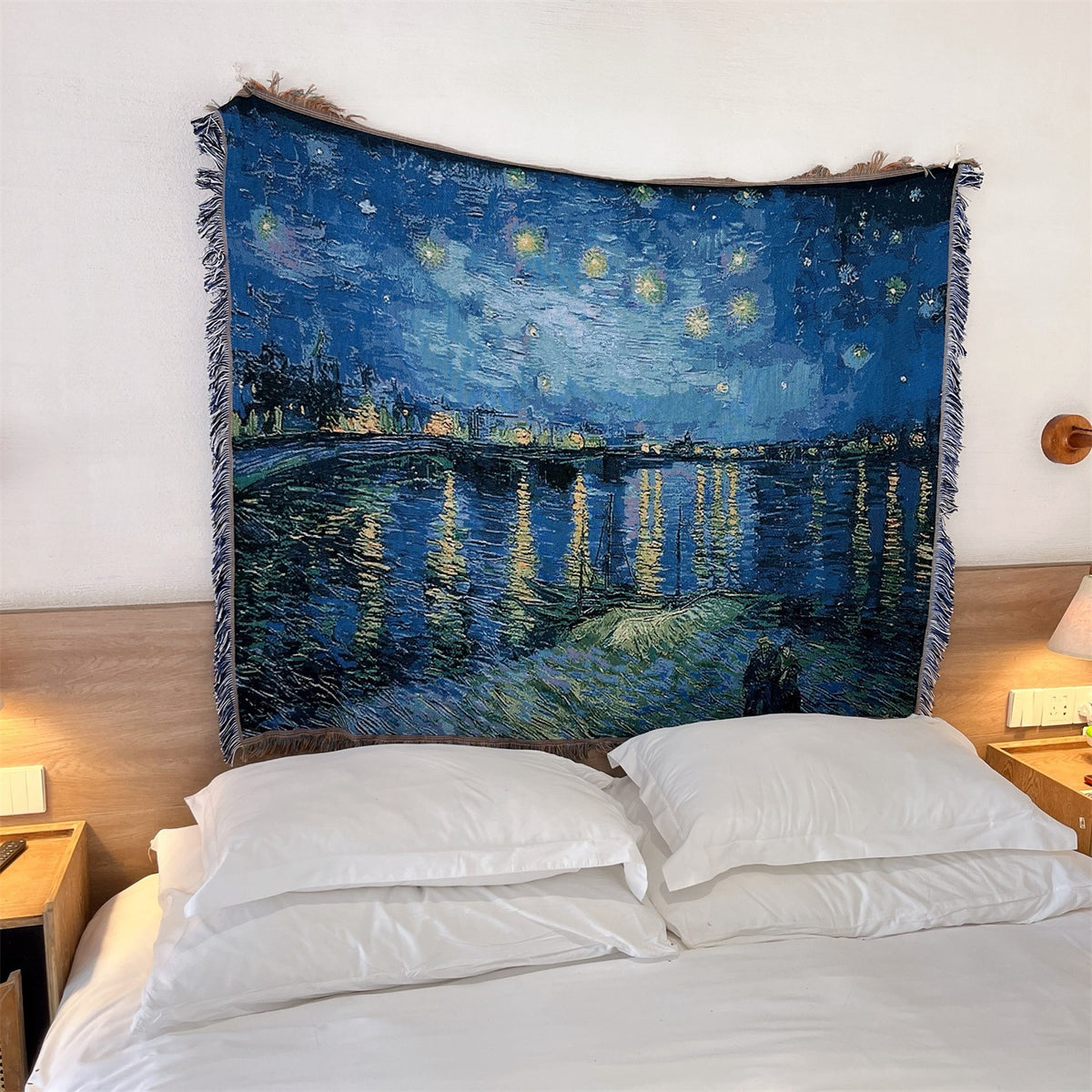 Künstlerische florale Wandteppichdecke