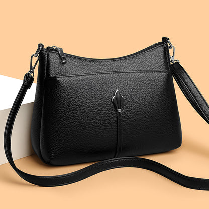 Elegante Leder Schultertasche