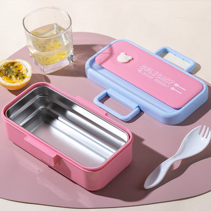 Dual-Compartment Bento Lunch Box