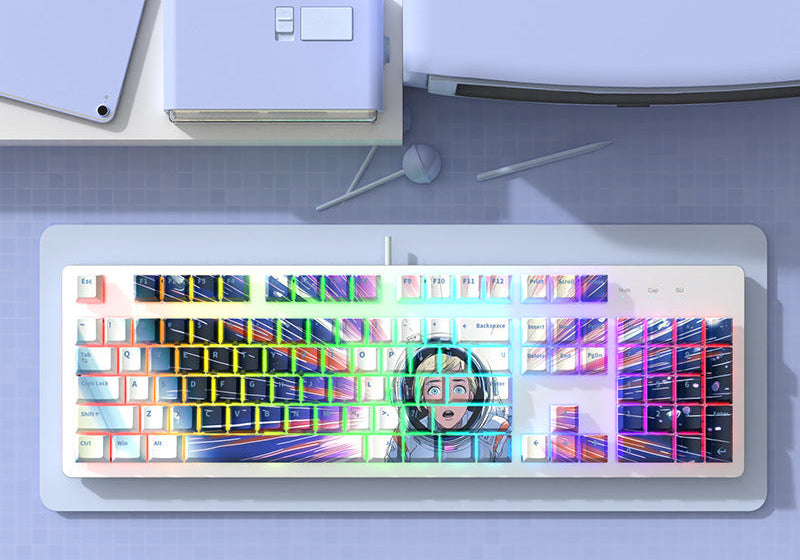 Künstlerisch Themed Mechanische Tastatur Brehn