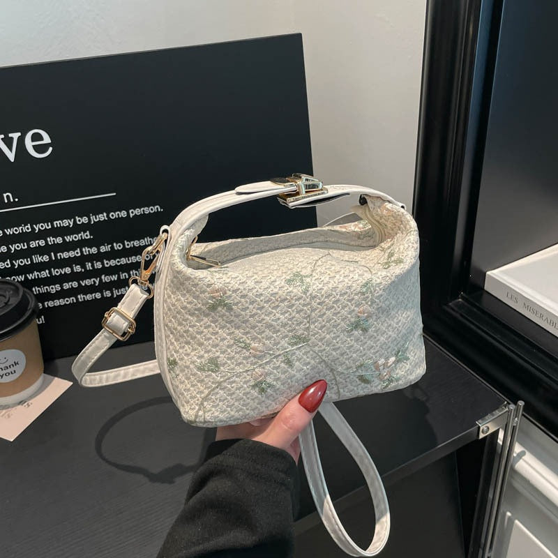 Bestickte Blumen Mini-Handtasche Brehn