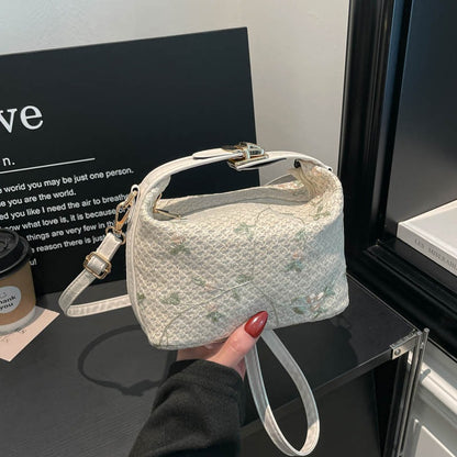 Bestickte Blumen Mini-Handtasche Brehn