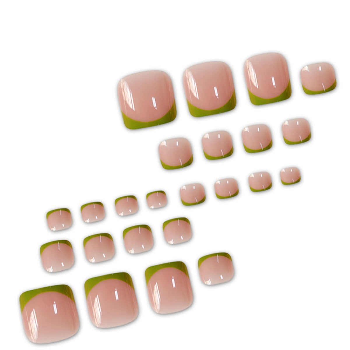 Premium French Tip Pediküre Brehn