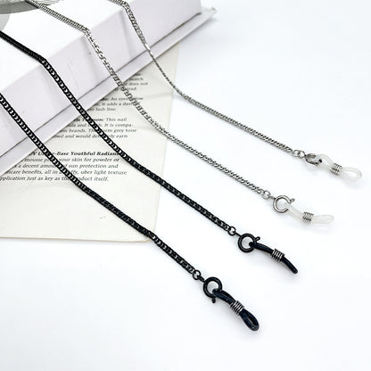 Metallic Brillen Kette Brehn