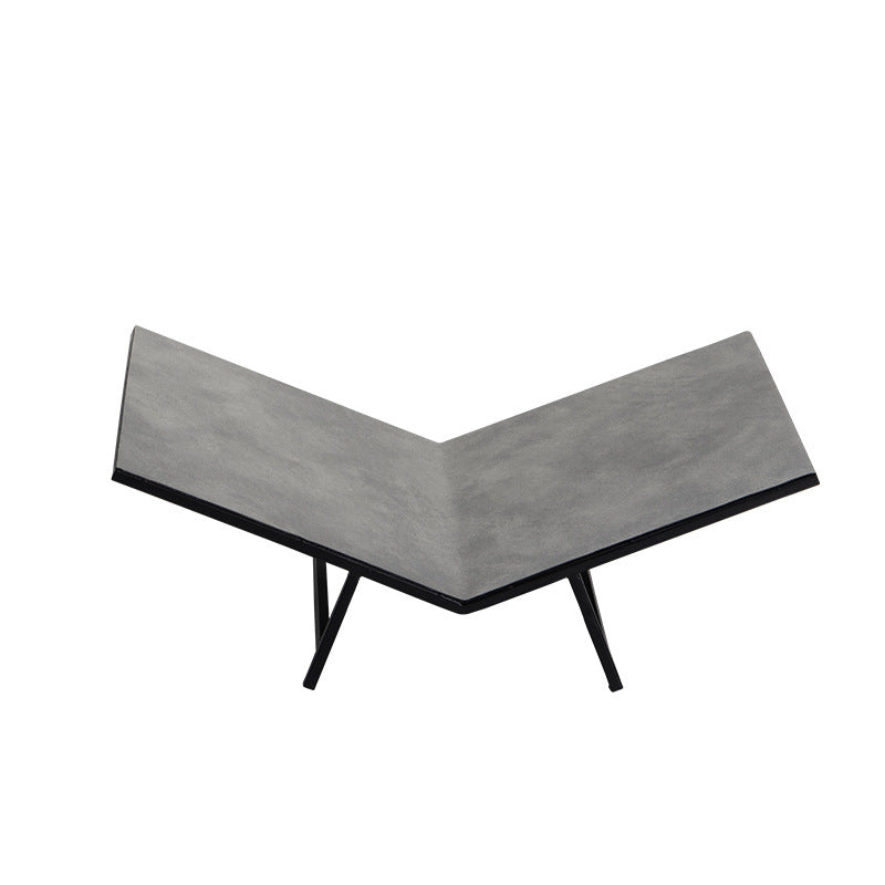 Geometrischer Betondekorativer Couchtisch