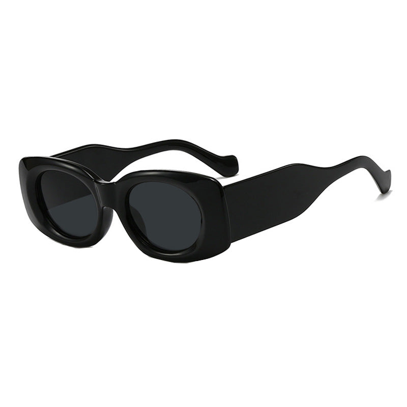 Damen futuristische Sonnenbrille im eleganten Quadratdesign Brehn