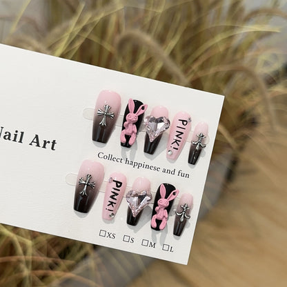 Einzigartige Thematische Press-On Nagelkunst