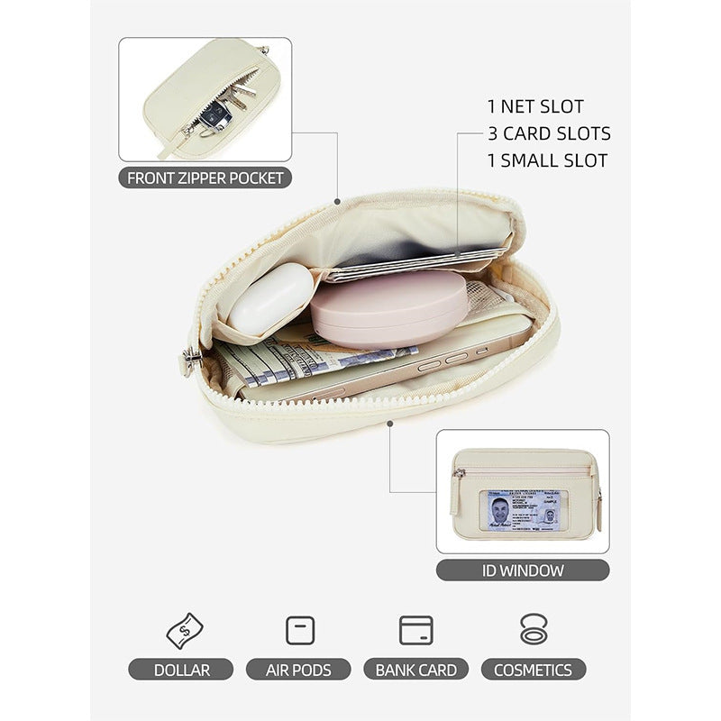 Stylische und Praktische Kosmetic-Clutch mit Abnehmbarem Trageband Brehn