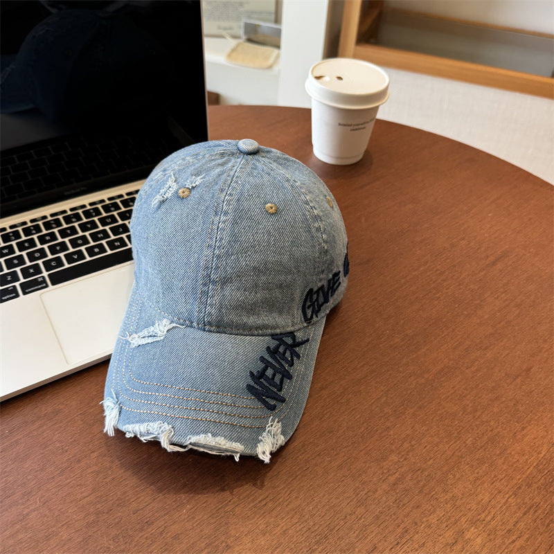 Unisex Distressed Graphic Baseball Cap Brehn