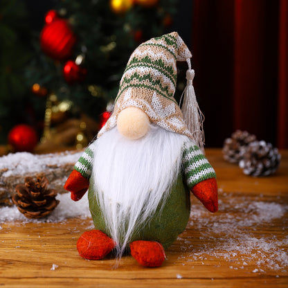 Dekorative Weihnachtsgnom Figur Brehn