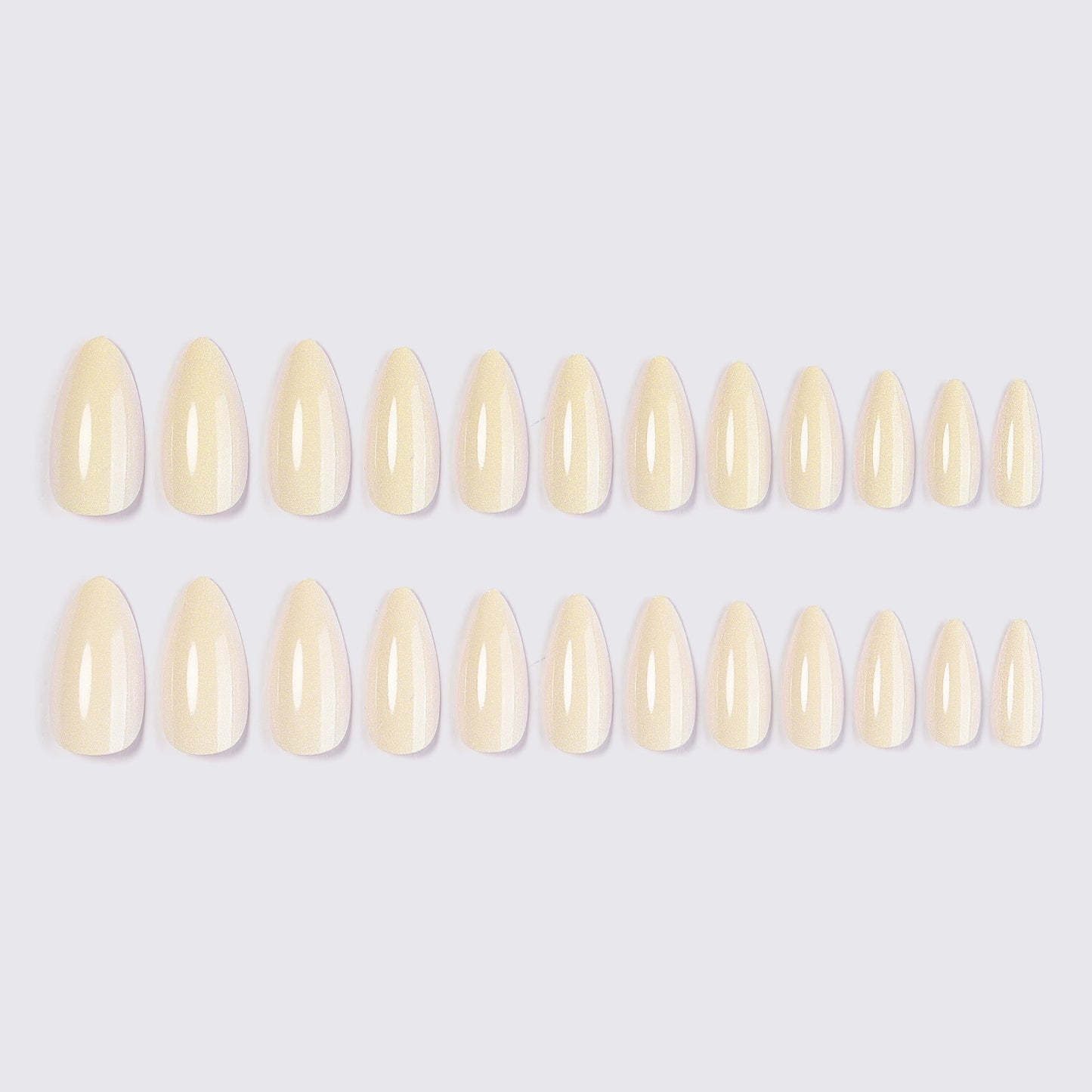 Premium Glänzendes Stiletto Press-On Nail Set Brehn