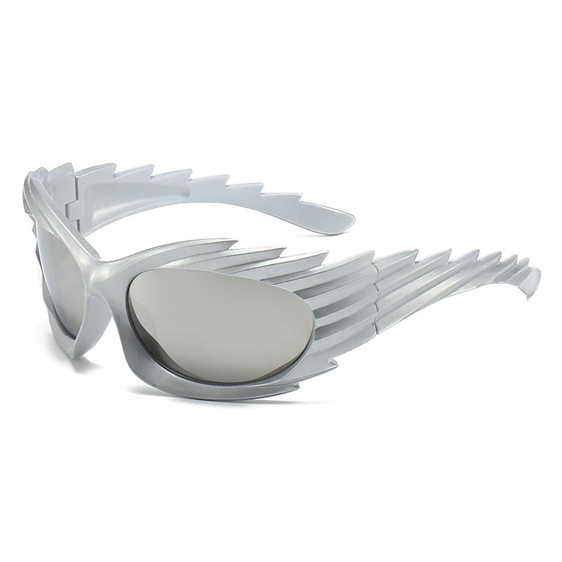 Damen sportliche und stylische Sportsonnenbrille mit innovativem Design Brehn