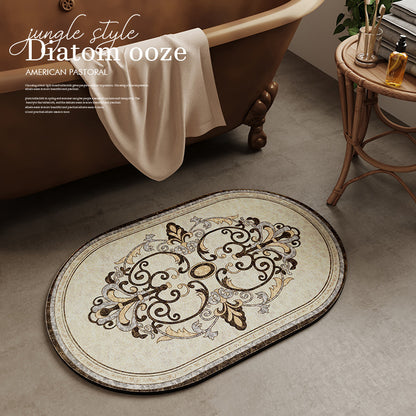 Vintage Floral Badewanne Brehn