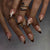 Exquisite Floral Design Stiletto Nails Brehn