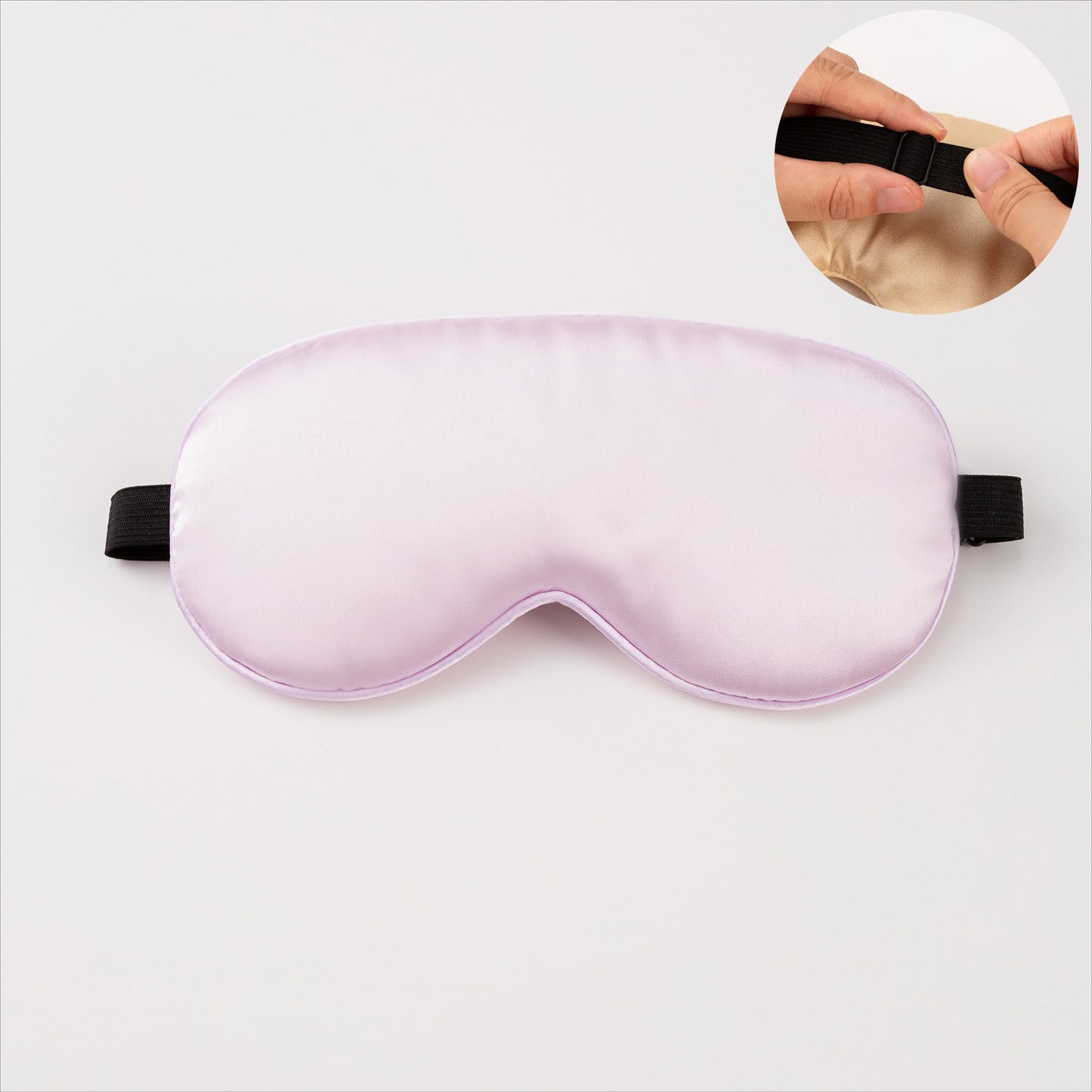 Unisex nan ergonomische Schlafmaske mit verstellbarem Elastikband und weicher Satinoberfläche Brehn