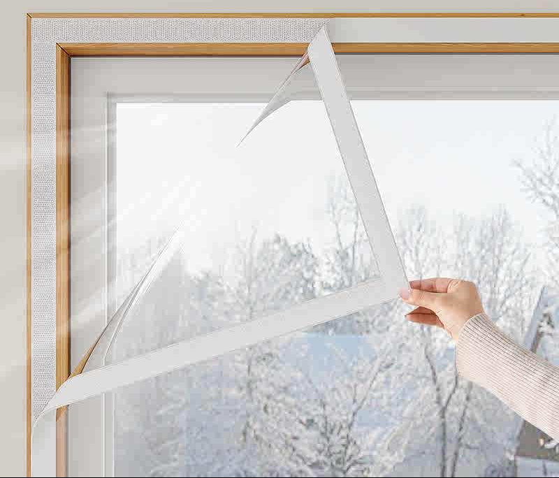 Transparente Fensterisolierung Brehn