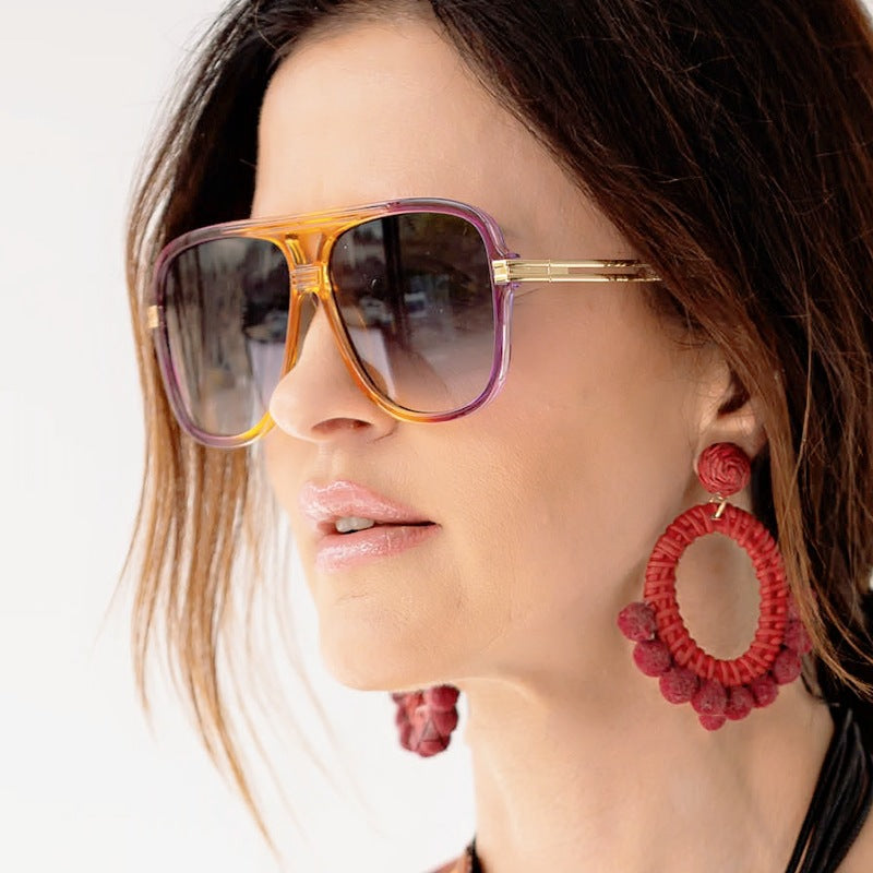 Damen oversized modische Sonnenbrille mit robustem und elegantem Design Brehn