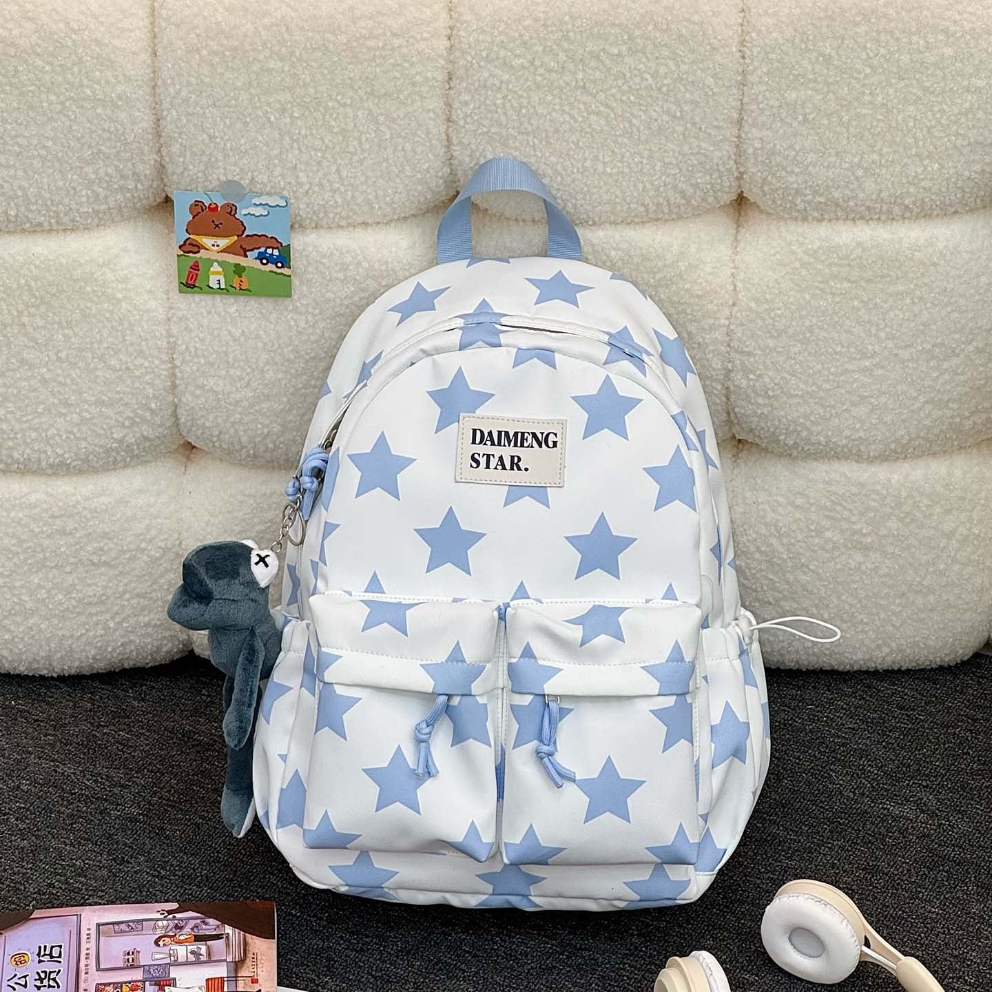 Stylische Sternmuster-Rucksack