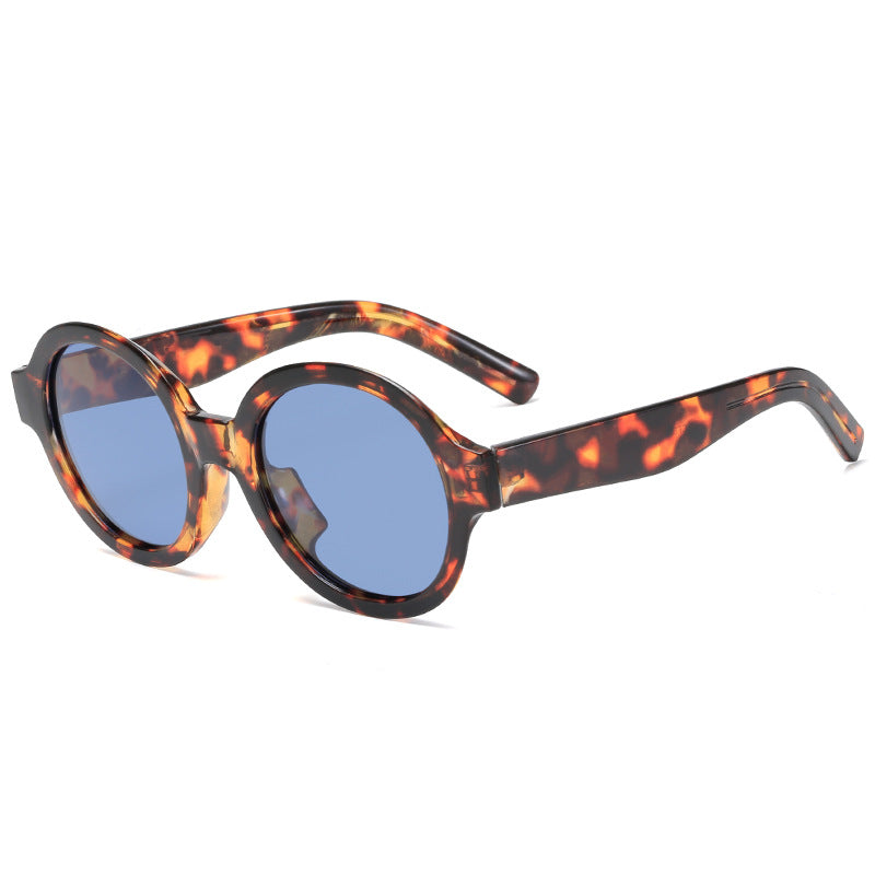 Damen modische Sonnenbrille im stilvollen runden Design Brehn