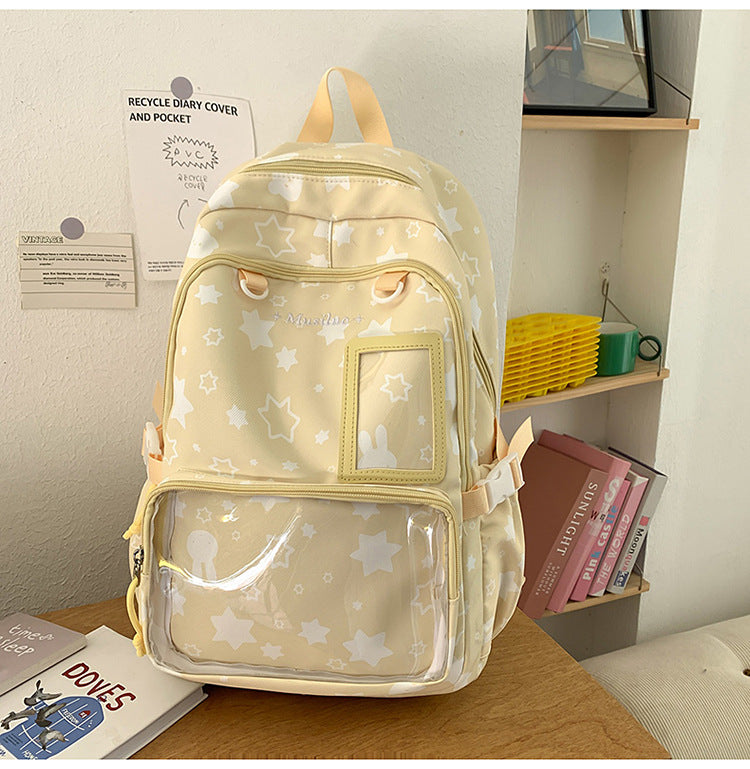 Sternmuster Transparente Vorder-Rucksack Brehn