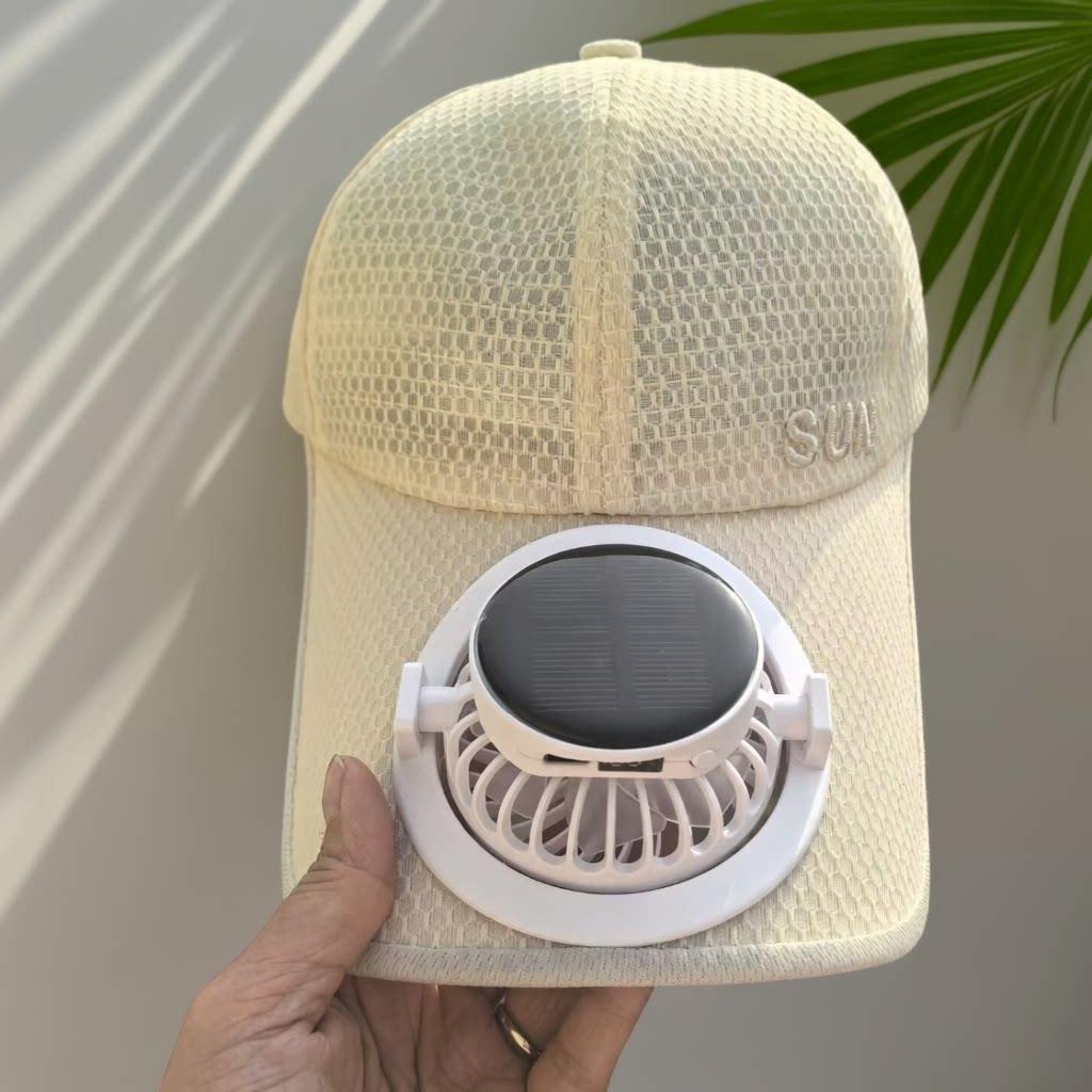 Belüftete Baseballmütze mit abnehmbarem wiederaufladbarem Ventilator Brehn