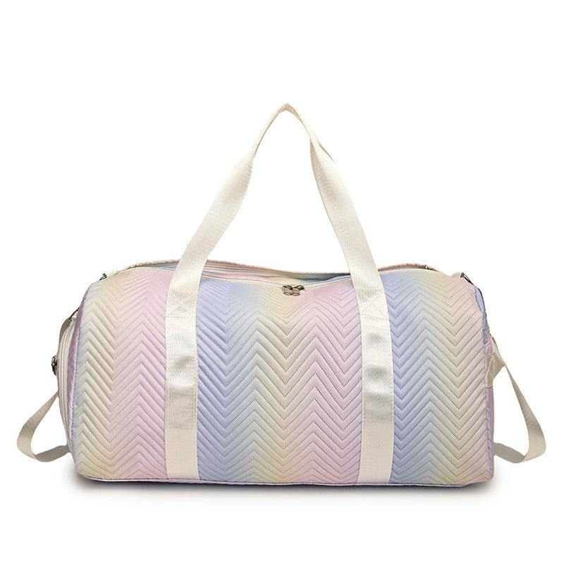 Chevron gesteppte Reisetasche Brehn