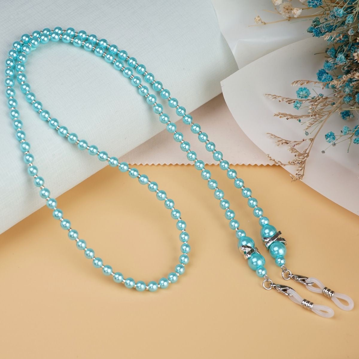 Stilvolle Perlenbrillen Kette Brehn