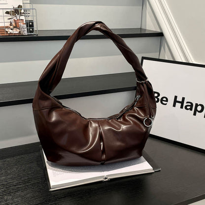 Stylische Knotenhenkel Schlauch Hobo Tasche