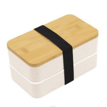 Umweltfreundliche doppellagige Bento-Lunchbox