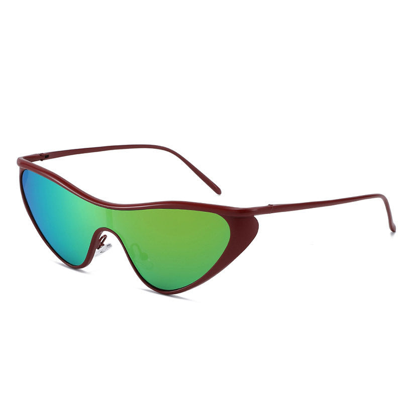 Damen futuristische Sonnenbrille im schlanken Design Brehn