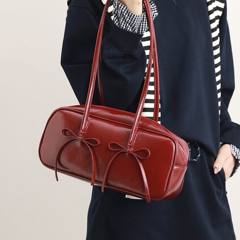 Stylische Leder Tote Brehn