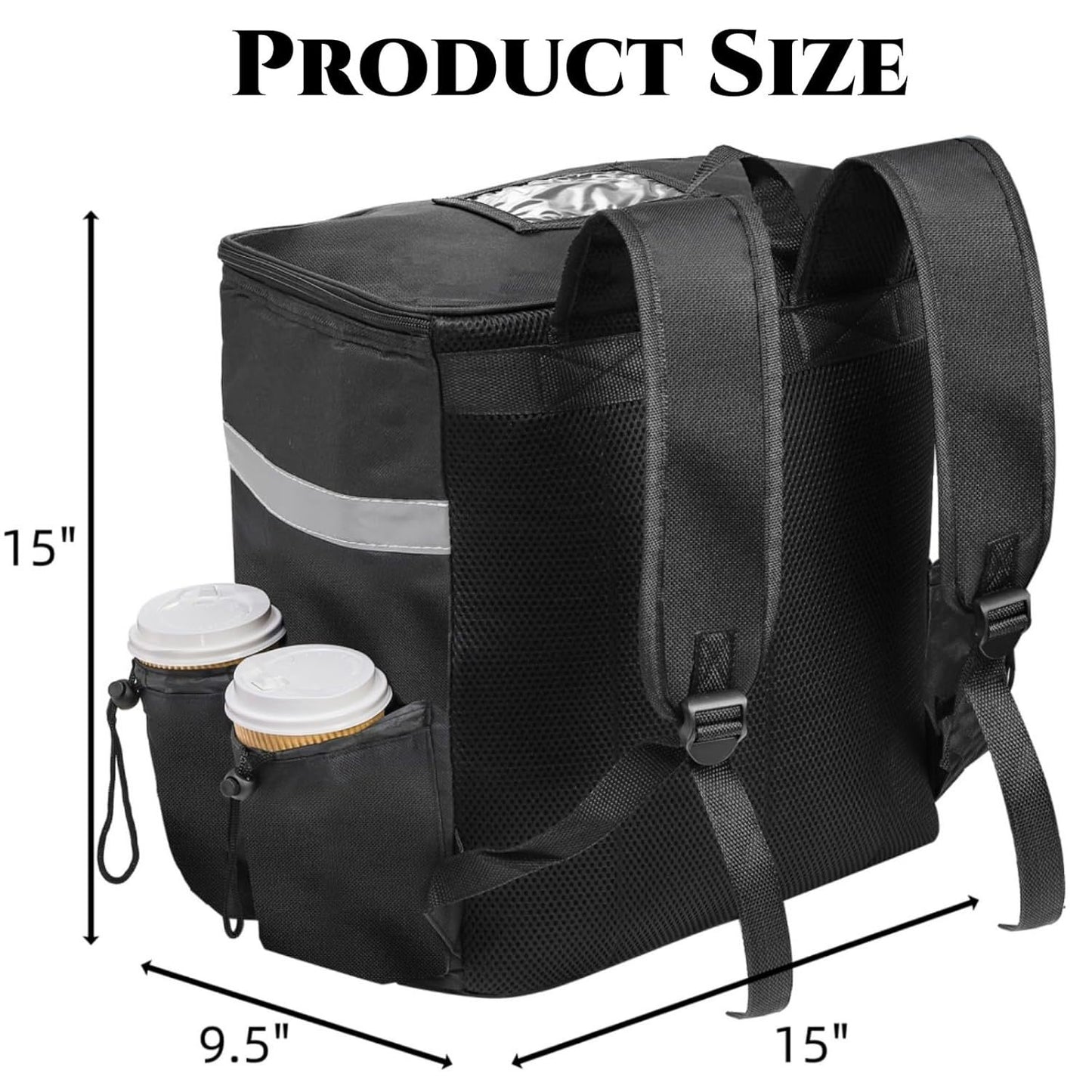 Damen Kühltasche mit isolierendem Tragegestell und Getränkehaltern Brehn