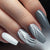 Glänzendes Stiletto Press-On Nagelset mit glitzerndem Design Brehn