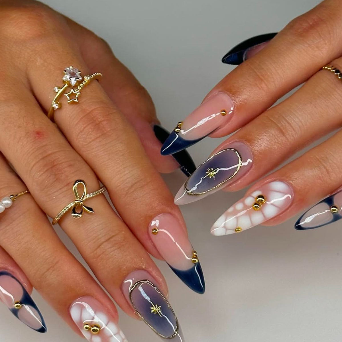 Glamorous Stiletto Nail Enhancements Brehn