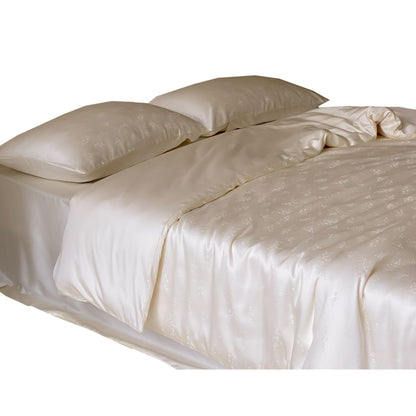 Satin-Bettbezug- und Kissenbezug-Set