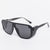 Damen sportliche Sonnenbrille im futuristischen Design mit farbigen Gläsern Brehn